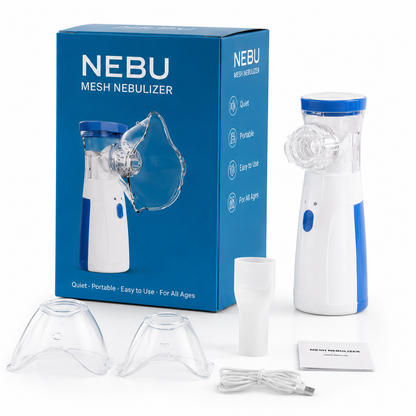 Nebu™ | Nebulizador Portátil Mesh para Niños y Adultos