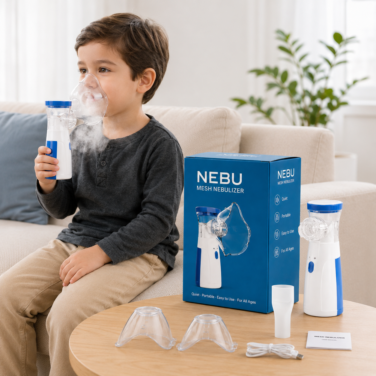Nebu - Nebulizador Portátil Mesh