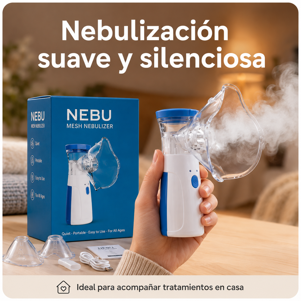 Nebu - Nebulizador Portátil Mesh
