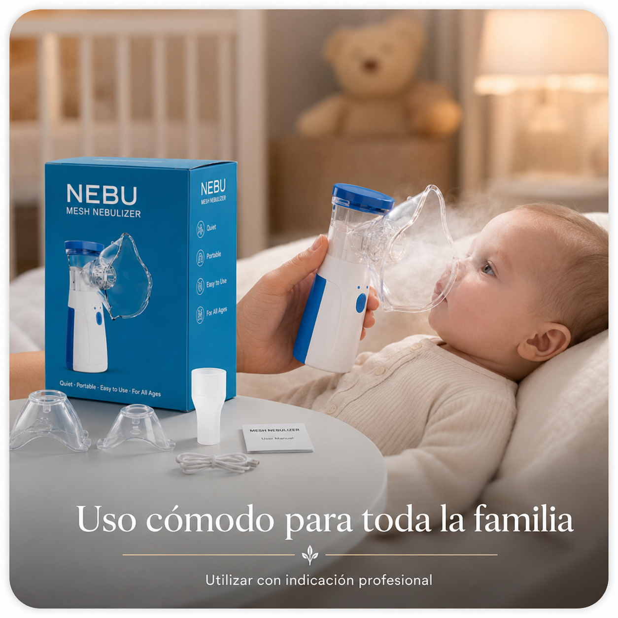 Nebu - Nebulizador Portátil Mesh